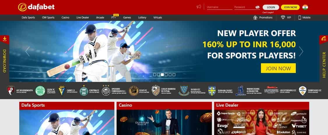 Dafabet official site in India